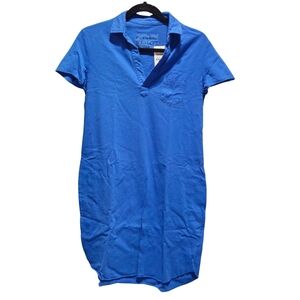Frank & Eileen Lauren Polo Dress Women Small Blue Bird Cotton Tee Lab NWT 💙